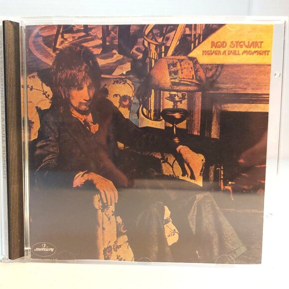 Rod Stewart ~ Never a Dull Moment (Music CD, 1998) - Picture 1 of 3
